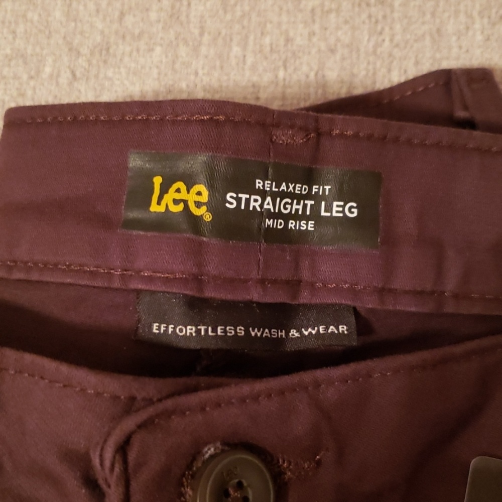 Women's Brown Lee Straight Leg Pants - Picture 3 of 5